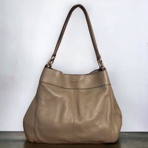 Coach Lexy Shoulder Bag Grey